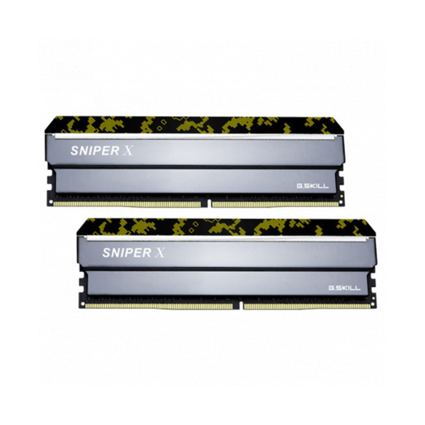 Комплект модулей памяти G.SKILL SniperX F4-3200C16D-32GSXKB DDR4 32GB (Kit 2x16GB) 3200MHz в интернет магазине Stels.kz