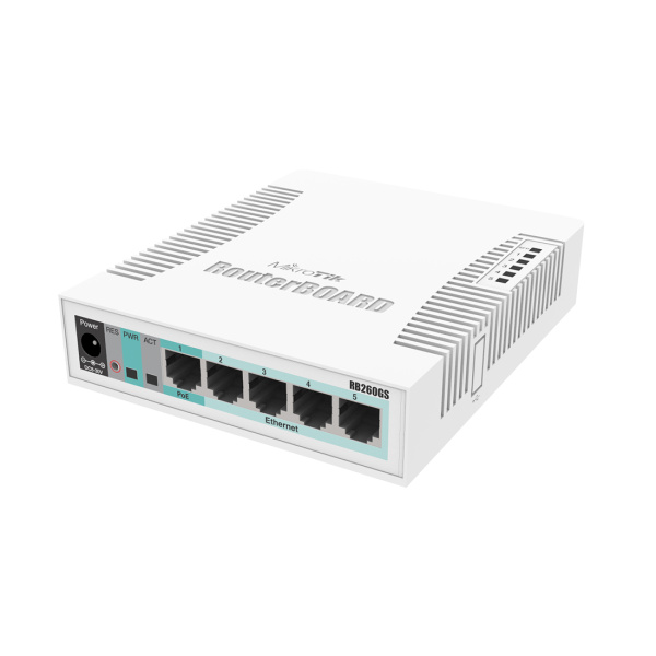 Коммутатор MikroTik CSS106-5G-1S Коммутатор MikroTik CSS106-5G-1S