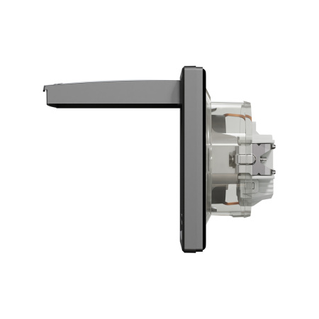 Розетка с заземлением SE EPH3100371 Asfora IP44 в сборе антрацит в интернет магазине Stels.kz