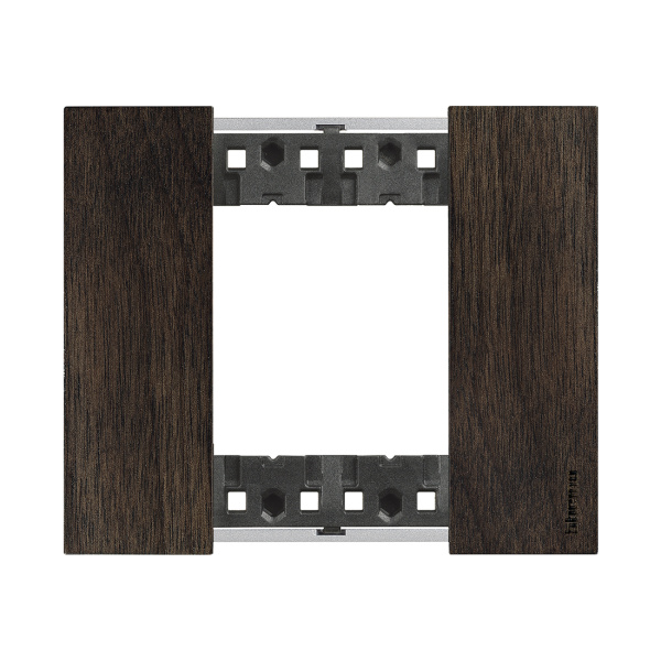 Рамка декоративная Bticino KA4802LG Living Now 2 модуля "Орех"