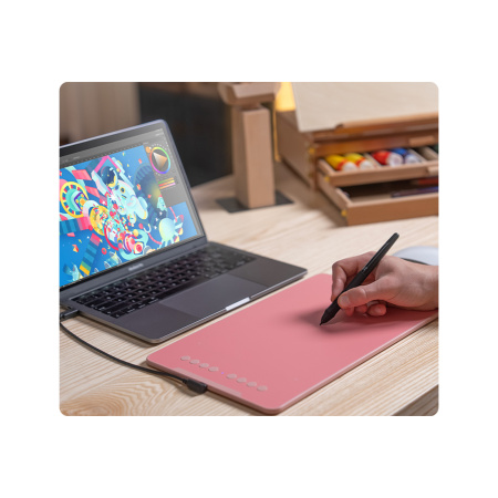 Графический планшет XP-Pen Deco 01 (V3) pink в интернет магазине Stels.kz