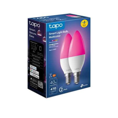 Умная многоцветная Wi‑Fi лампа Tp-Link Tapo L430C(2-pack) в интернет магазине Stels.kz