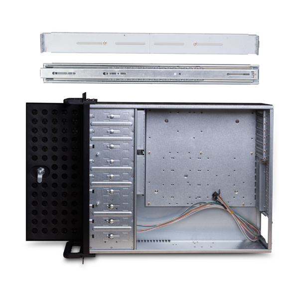 Компьютерный корпус с салазками Delux DLC-MU415 без Б/П в интернет магазине Stels.kz