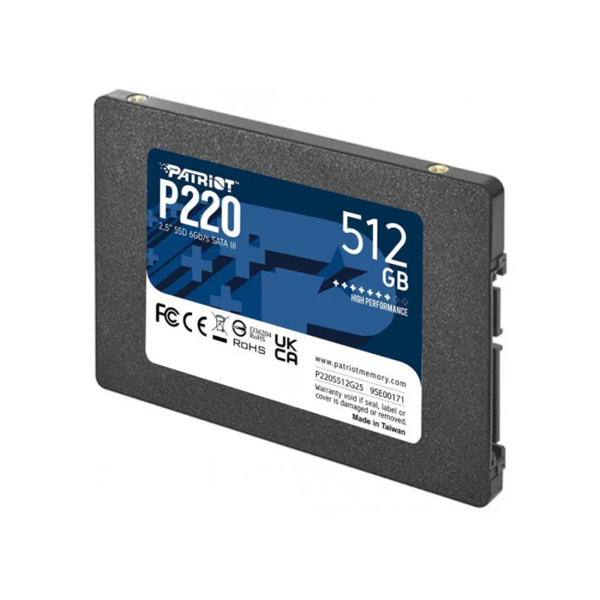 Купить не дорого Твердотельный накопитель SSD Patriot P220 512GB SATA III в интернет магазине Stels.kz Твердотельный накопитель SSD Patriot P220 512GB SATA III в интернет магазине Stels.kz