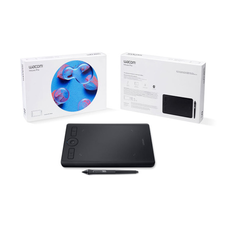 Графический планшет Wacom Intuos Pro Small EN/RU (PTH460K0B) Чёрный в интернет магазине Stels.kz