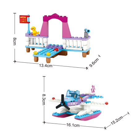 Игровой конструктор Keyixing 24418 МИР ЧУДЕС (172 детали в наборе) в интернет магазине Stels.kz