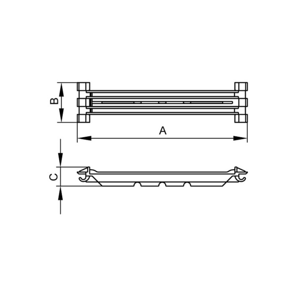 Фиксатор кабеля DKC 07714R TR-ER 100 в интернет магазине Stels.kz