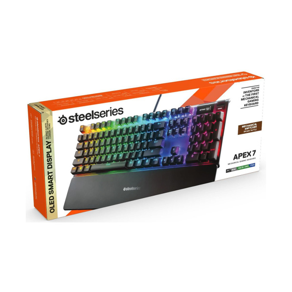 Клавиатура Steelseries Apex 7 (Brown Switch) US в интернет магазине Stels.kz