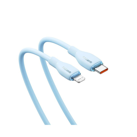 Интерфейсный кабель Baseus Pudding Type-C to iP 20W 2m Blue (P10355701311-B2) в интернет магазине Stels.kz