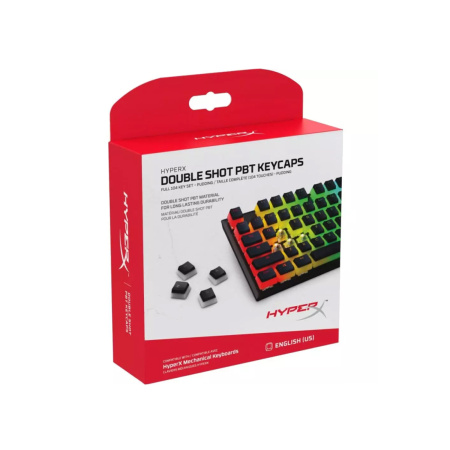 Набор кнопок на клавиатуру HyperX Pudding Keycaps Full Key Set (Black) 4P5P4AX#ACB в интернет магазине Stels.kz