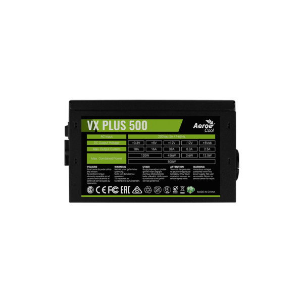 Блок питания Aerocool VX PLUS 500 в интернет магазине Stels.kz