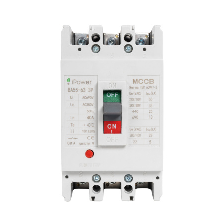 Автоматический выключатель iPower ВА55-63 3P 40A в интернет магазине Stels.kz