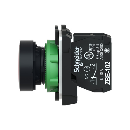 Кнопка SE XB5AA42 22мм с возвратом красная в интернет магазине Stels.kz