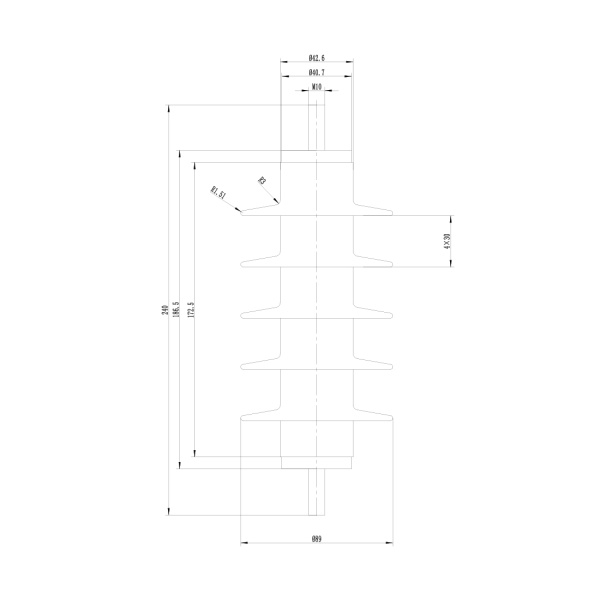 Ограничитель перенапряжения Deluxe HY5WS-17/50 10000 В в интернет магазине Stels.kz