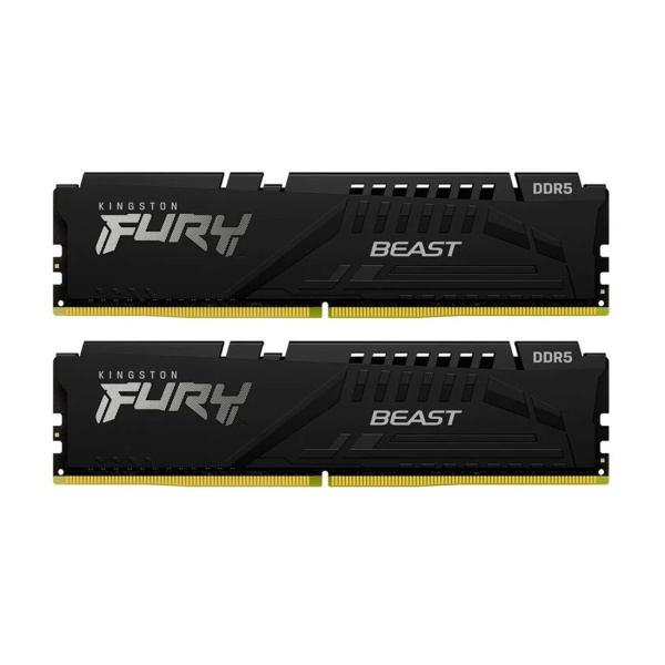 Комплект модулей памяти Kingston FURY Beast KF552C36BBEK2-32 DDR5 32GB (Kit 2x16GB) 5200MHz в интернет магазине Stels.kz