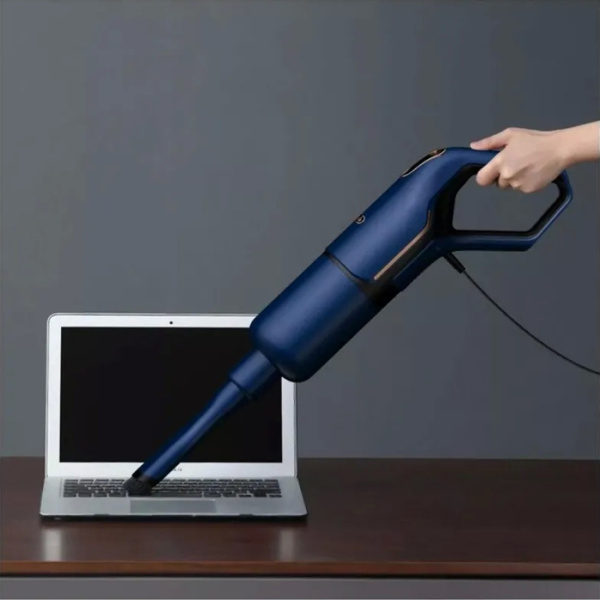 Купить не дорого Проводной вертикальный пылесос Deerma DX1000W Синий в интернет магазине Stels.kz Проводной вертикальный пылесос Deerma DX1000W Синий в интернет магазине Stels.kz