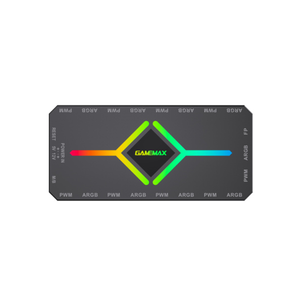 Контроллер подсветки Gamemax V4.0 ARGB+PWM HUB BK (12В) в интернет магазине Stels.kz