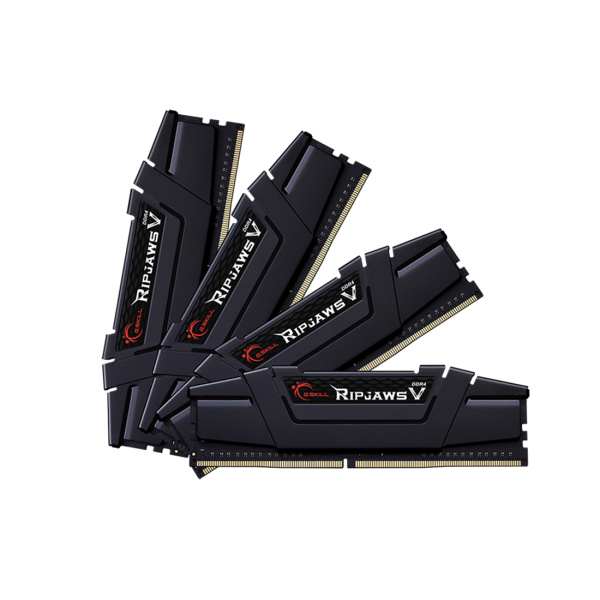 Комплект модулей памяти G.SKILL RipjawsV F4-4000C18Q-32GVK DDR4 32GB (Kit 4x8GB) 4000MHz Комплект модулей памяти G.SKILL RipjawsV F4-4000C18Q-32GVK DDR4 32GB (Kit 4x8GB) 4000MHz