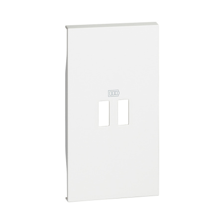 Лицевая панель Bticino KW12C Living Now для заряд.уст-в USB 2 модуль белый