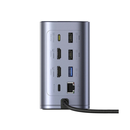 Док-станция Baseus NU1 Air Spacemate 12-in-1 Grey (B00568103813-00) в интернет магазине Stels.kz