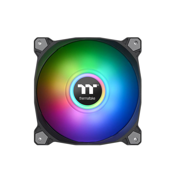 Кулер для компьютерного корпуса Thermaltake Pure Duo 12 ARGB Sync Radiator Fan (2-Fan Pack) Black в интернет магазине Stels.kz