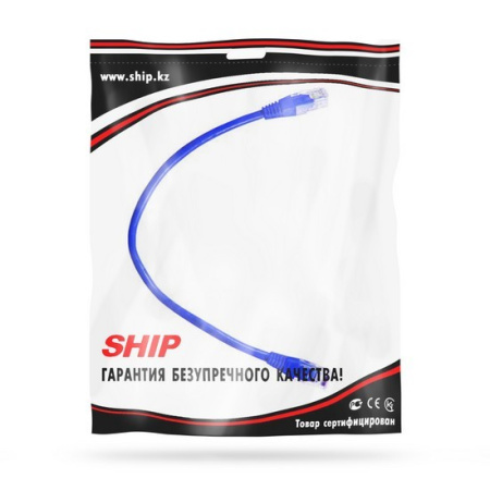 Патч Корд SHIP Cat.5e UTP LSZH RJ-45 0.3 м S3025BL0030-P в интернет магазине Stels.kz