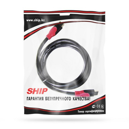 Интерфейсный кабель HDMI-HDMI SHIP SH6016-1.5P 30В Пол. пакет в интернет магазине Stels.kz
