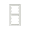 Рамка вертикальная SE EPH5815221 Asfora EM 2 постовая белый в интернет магазине Stels.kz