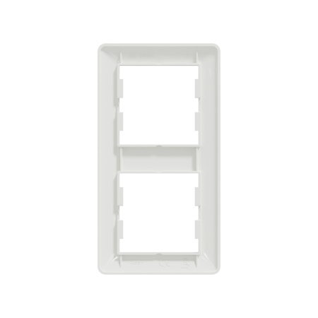 Рамка вертикальная SE EPH5815221 Asfora EM 2 постовая белый в интернет магазине Stels.kz