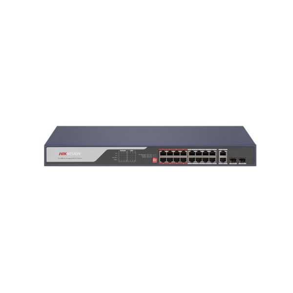 Купить не дорого Коммутатор Hikvision DS-3E0318P-E(C) в интернет магазине Stels.kz Коммутатор Hikvision DS-3E0318P-E(C) в интернет магазине Stels.kz
