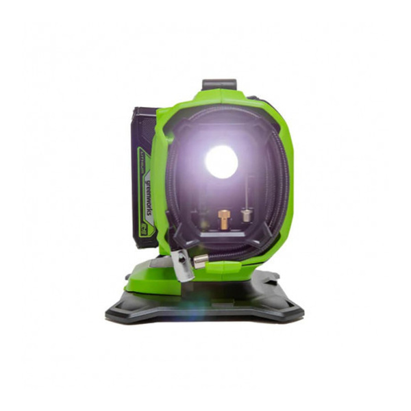 Компрессор автомобильный аккумуляторный Greenworks ACG30124V / 12V (от сети автомобиля) без АКБ и ЗУ в интернет магазине Stels.kz