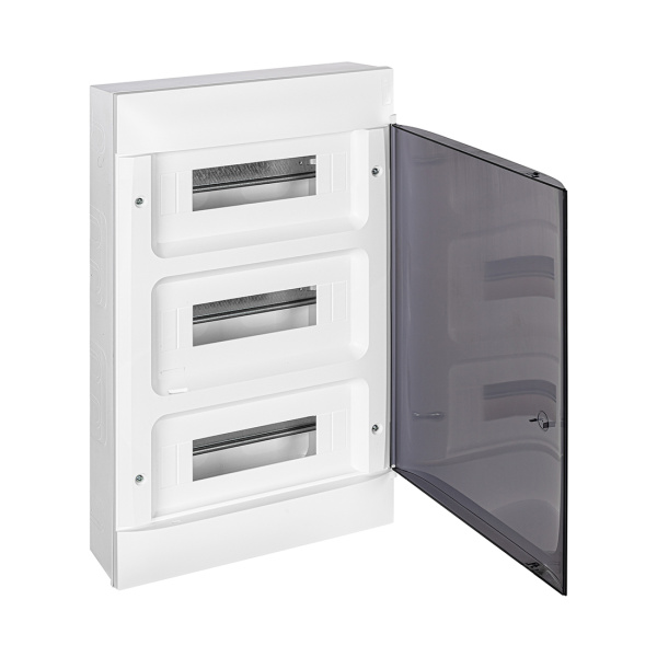 Щит навесной Legrand Practibox S 3х12 IP40 Дымчатая дверь в интернет магазине Stels.kz