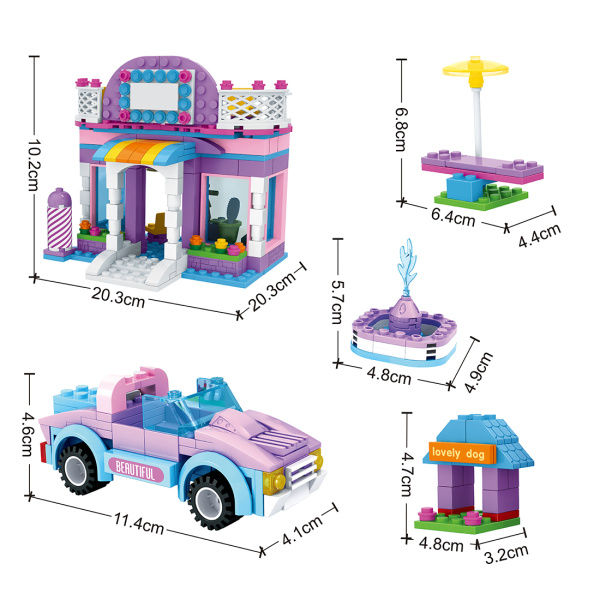 Игровой конструктор Keyixing 24605 МИР ЧУДЕС (380 деталей в наборе) в интернет магазине Stels.kz