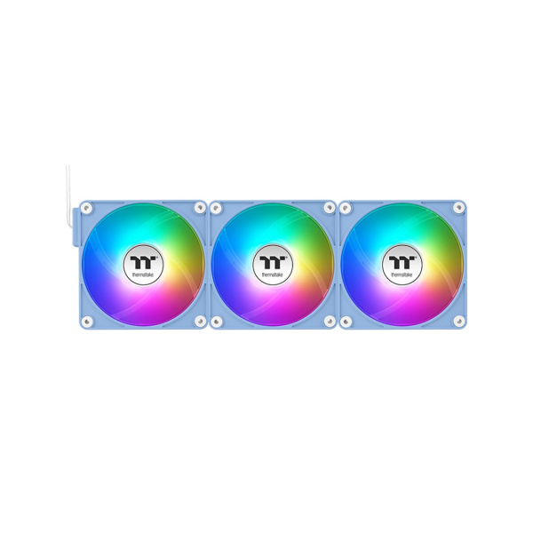 Кулер для компьютерного корпуса Thermaltake CT140 ARGB Sync PC Cooling Fan Hydrangea Blue (3 pack) в интернет магазине Stels.kz