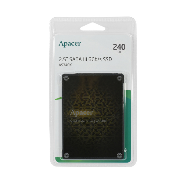 Купить не дорого Твердотельный накопитель SSD Apacer AS340X 240GB SATA в интернет магазине Stels.kz Твердотельный накопитель SSD Apacer AS340X 240GB SATA в интернет магазине Stels.kz