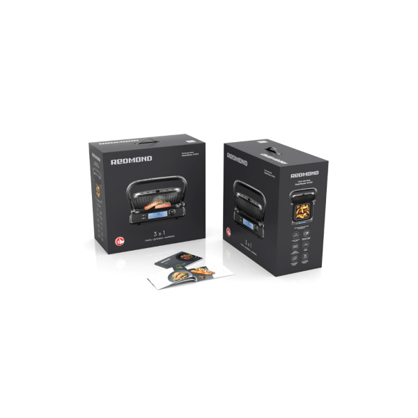 Гриль Redmond SteakMaster GM301 Серый/металл в интернет магазине Stels.kz