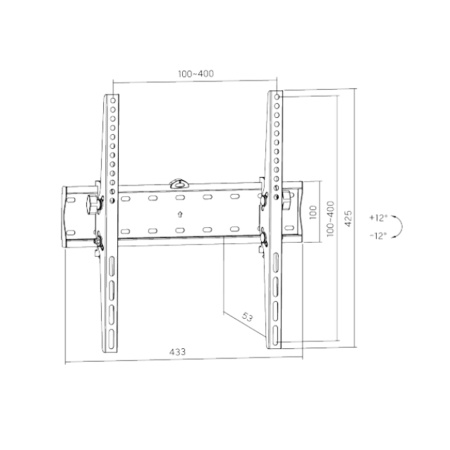 Кронштейн XG WA-3255T для ТВ и мониторов 32"-55"