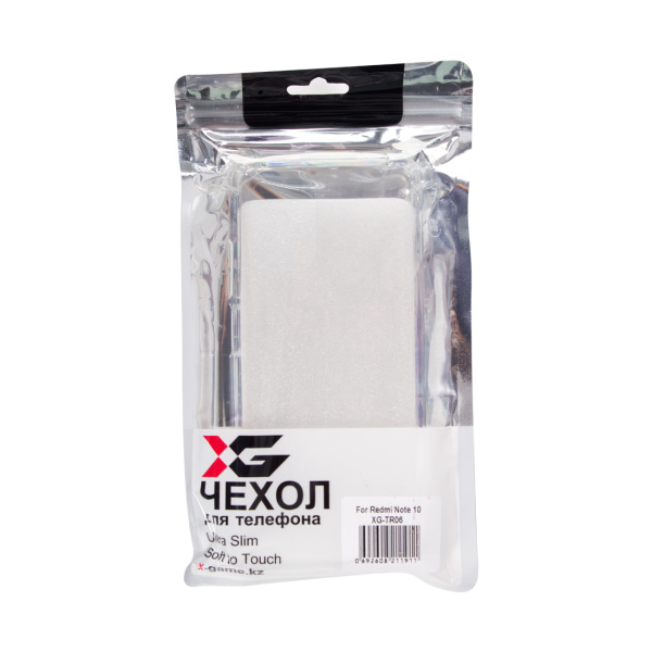 Чехол для телефона XG XG-TR06 для Redmi Note 10 Прозрачный с Бортами в интернет магазине Stels.kz