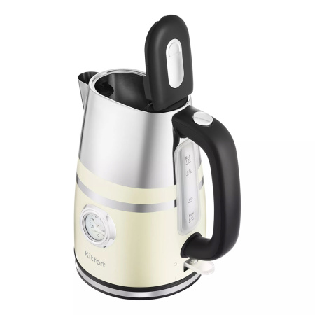 Купить не дорого Чайник электрический Kitfort КТ-670-3 бежевый в интернет магазине Stels.kz Чайник электрический Kitfort КТ-670-3 бежевый в интернет магазине Stels.kz