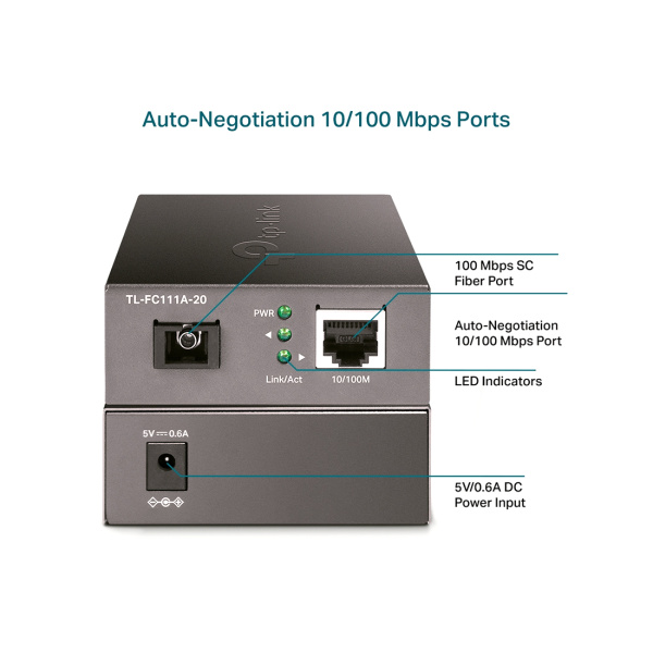 Купить не дорого Медиаконвертер TP-Link FC111A-20 в интернет магазине Stels.kz Медиаконвертер TP-Link FC111A-20 в интернет магазине Stels.kz