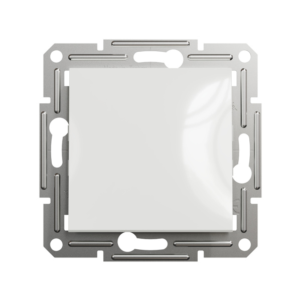 Выключатель одноклавишный SE EPH0570121 Asfora перекрестный механизм белый в интернет магазине Stels.kz