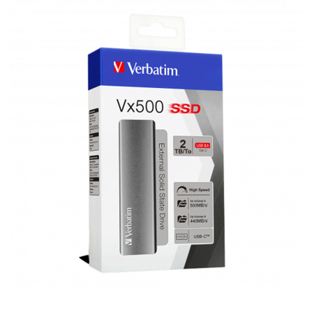 Внешний SSD диск Verbatim VX500 47454 2TB Серый в интернет магазине Stels.kz