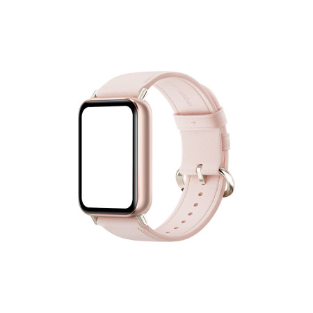 Кожаный сменный браслет Xiaomi Leather Quick Release Strap Sakura Pink в интернет магазине Stels.kz