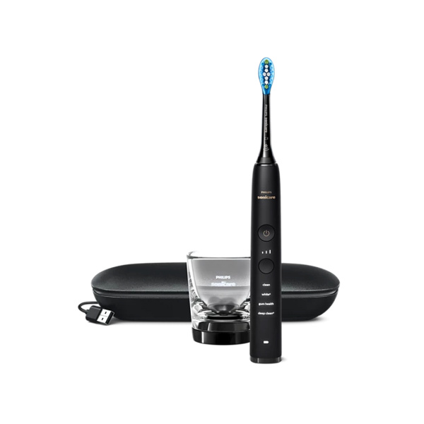 Электрическая звуковая зубная щетка Philips Sonicare 9000 DiamondClean HX9911/09 в интернет магазине Stels.kz