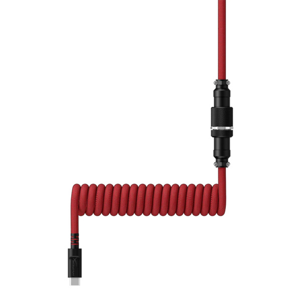 Купить не дорого Провод для механической клавиатуры HyperX USB-C Coiled Cable Red-Black 6J677AA в интернет магазине Stels.kz Провод для механической клавиатуры HyperX USB-C Coiled Cable Red-Black 6J677AA в интернет магазине Stels.kz