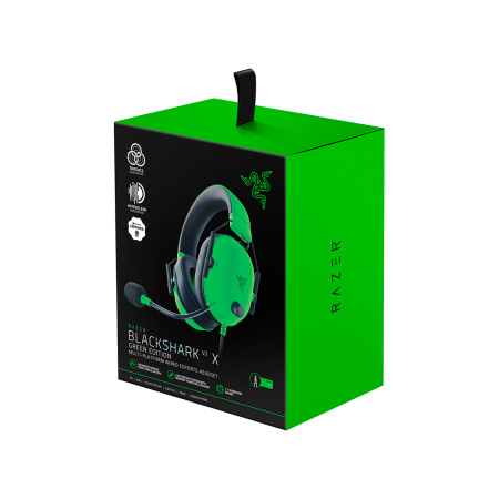 Гарнитура Razer Blackshark V2 X - Green в интернет магазине Stels.kz