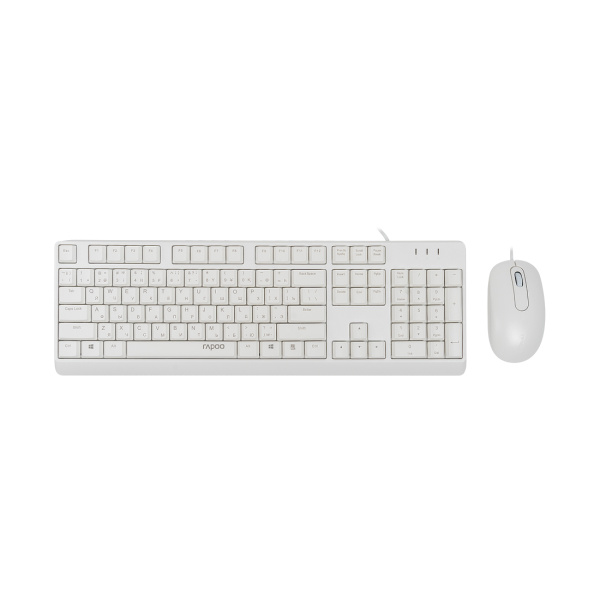 Купить не дорого Комплект Клавиатура + Мышь Rapoo X130PRO White в интернет магазине Stels.kz Комплект Клавиатура + Мышь Rapoo X130PRO White в интернет магазине Stels.kz