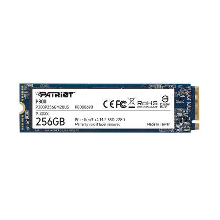 Твердотельный накопитель SSD Patriot P300 256GB M.2 NVMe PCIe 3.0x4 в интернет магазине Stels.kz