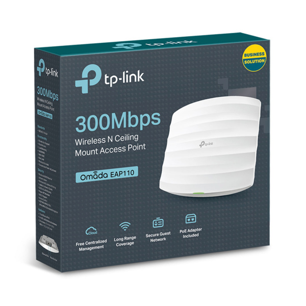 Купить не дорого Wi-Fi точка доступа TP-Link EAP110 в интернет магазине Stels.kz Wi-Fi точка доступа TP-Link EAP110 в интернет магазине Stels.kz