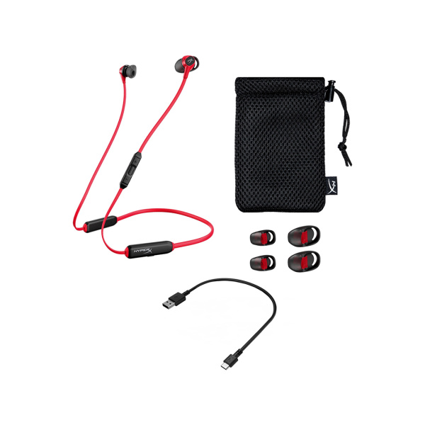 Наушники с микрофоном HyperX Cloud Buds Wireless HEBBXX-MC-RD/G в интернет магазине Stels.kz
